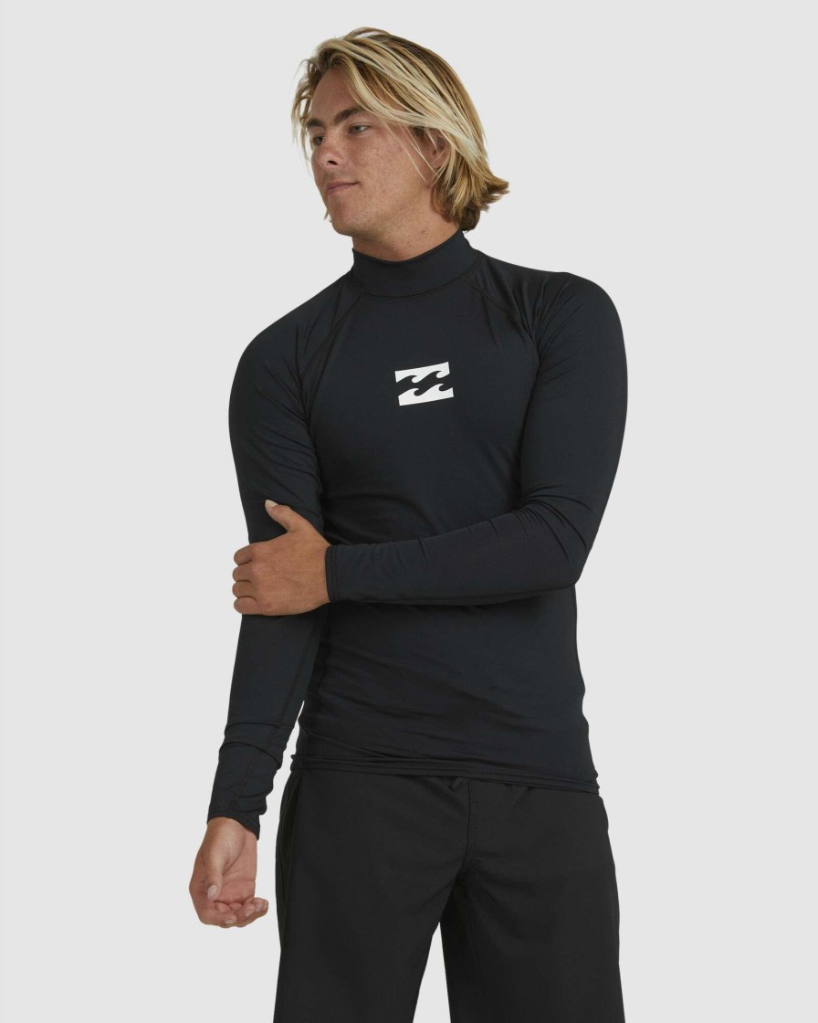 Mens * | Billabong Limited Edition All Day Wave Pf Ls Black