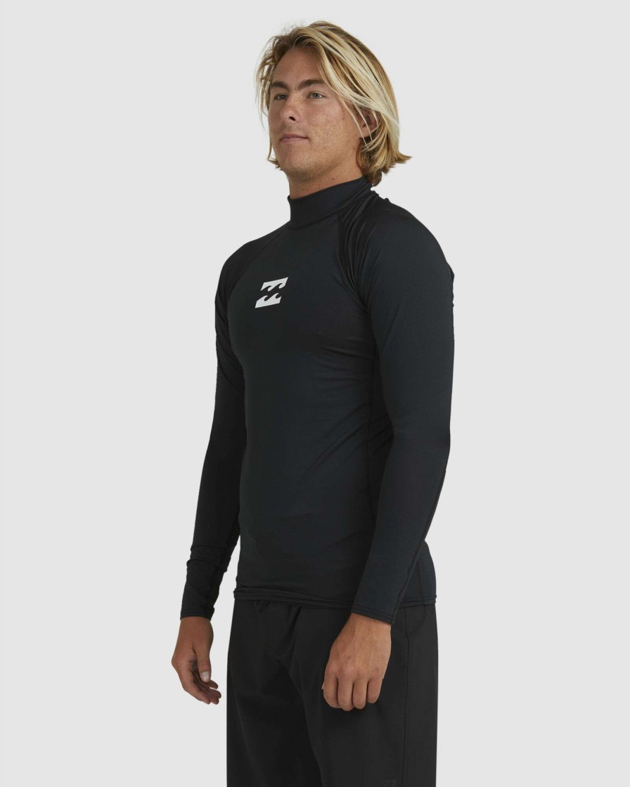 Mens * | Billabong Limited Edition All Day Wave Pf Ls Black