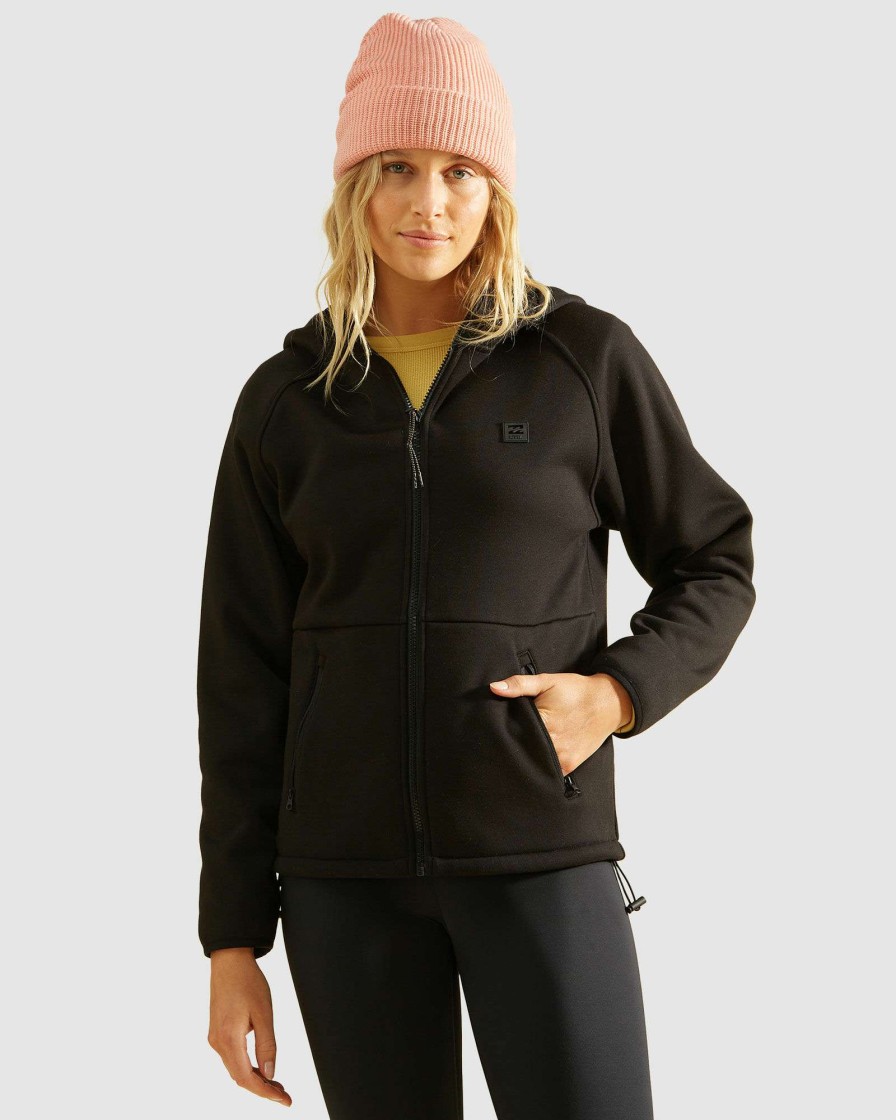 Womens * | Billabong Best Quality Breton Tech Jacket Black