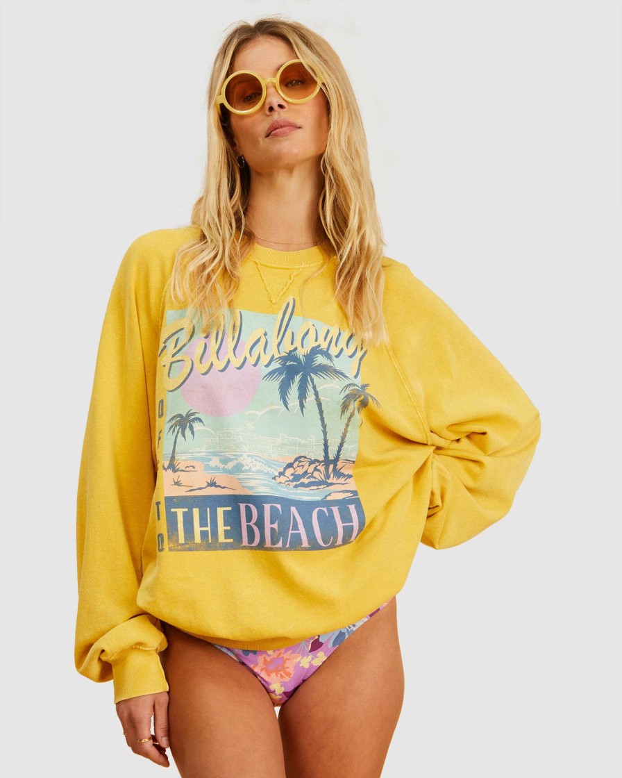 Womens * | Billabong New Arrivals Coastal Crew Salty Sol