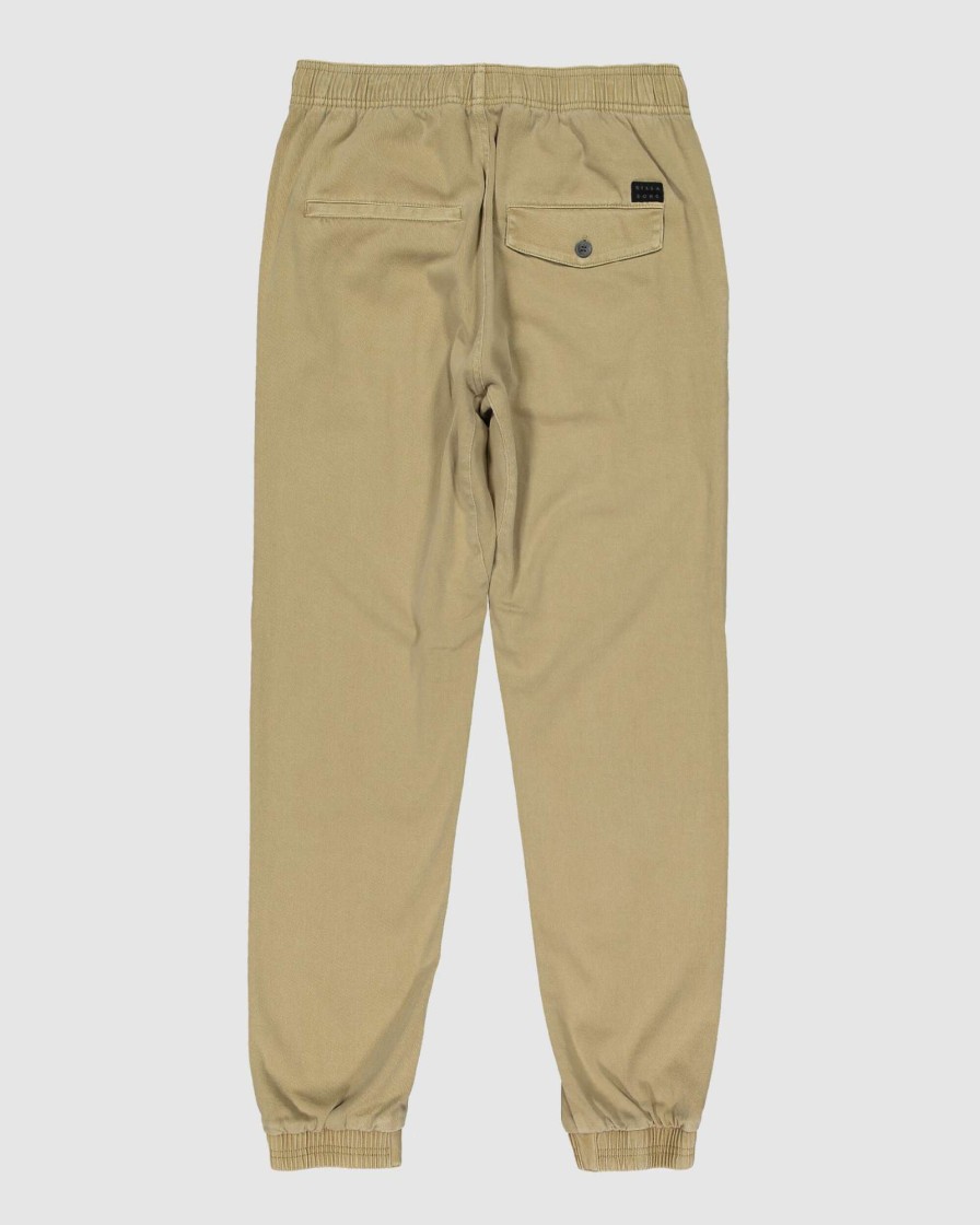 Mens * | Billabong Fashion Addict Elastic Pants Gravel