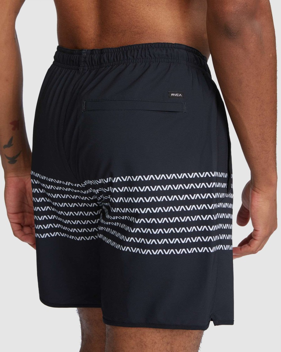 Mens * | Rvca Quick Delivery Yogger Stretch Black/White