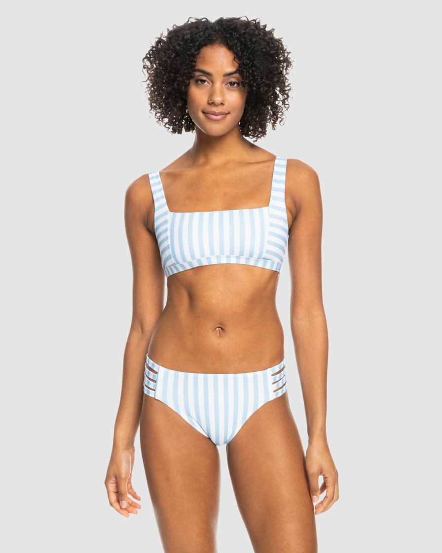 Swimwear * | Popular Pt Roxy Love The 360 Cerulean Cabana Stripe S