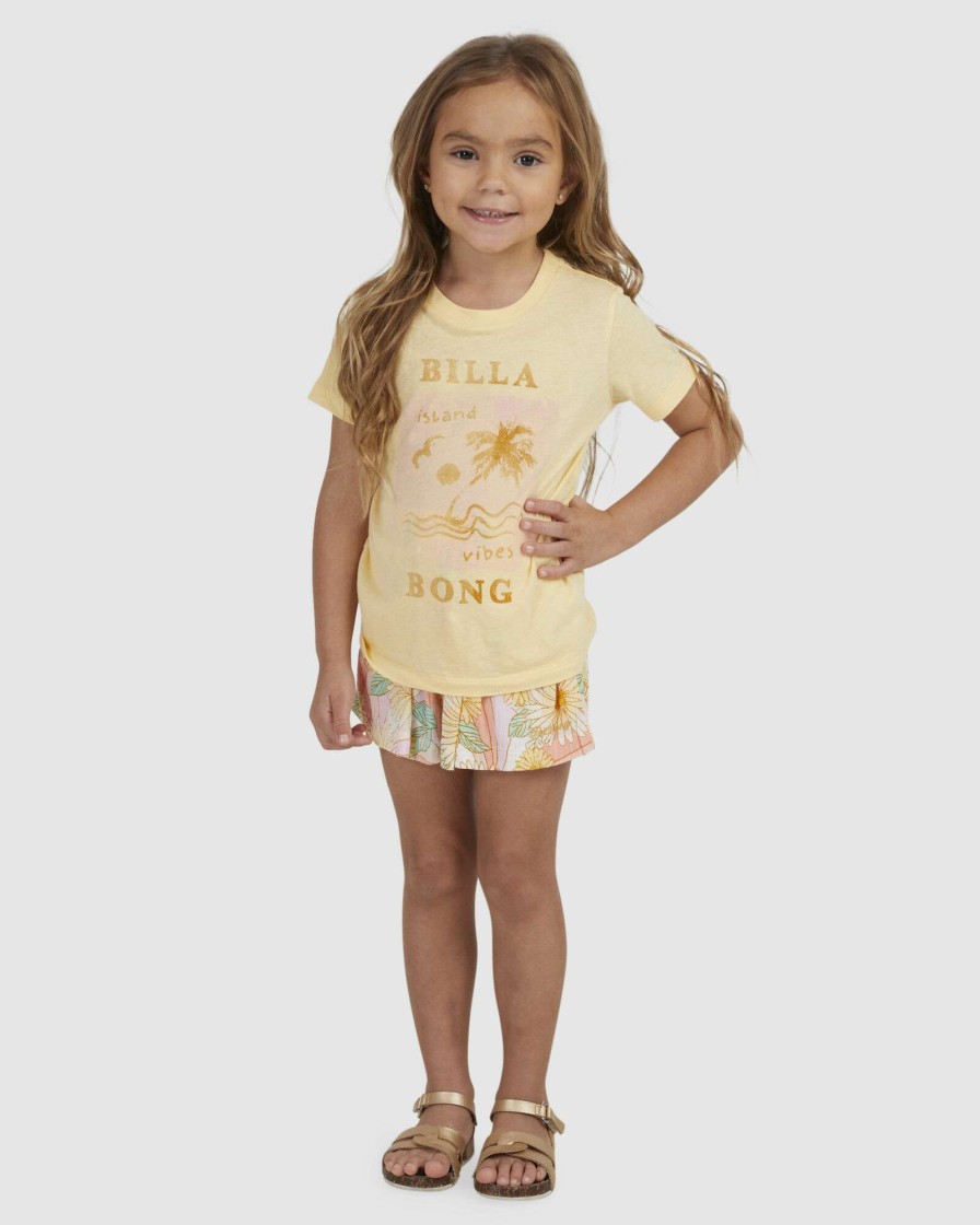 Girls * | Billabong Promotions Summer Vibes Tee Pineapple