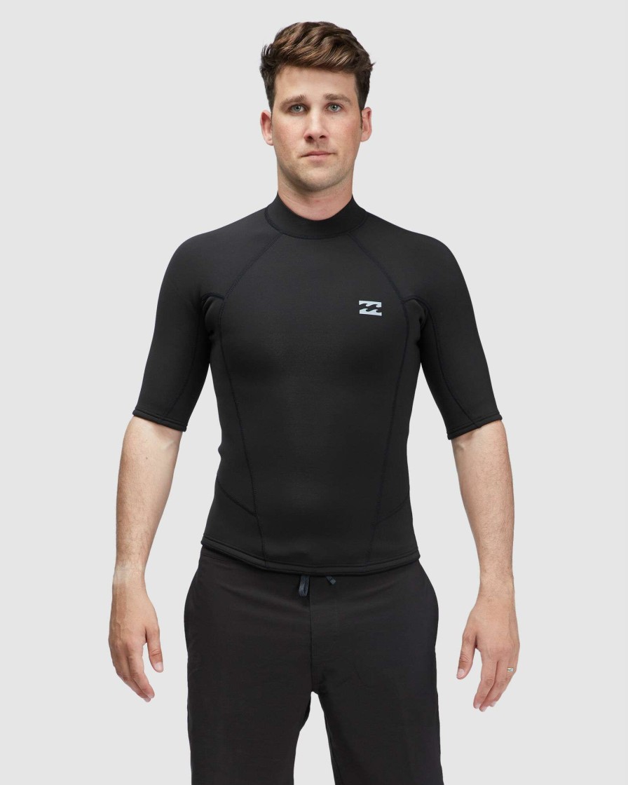 Wetsuits * | Billabong Quality Guarantee Absolute Ss Top Black