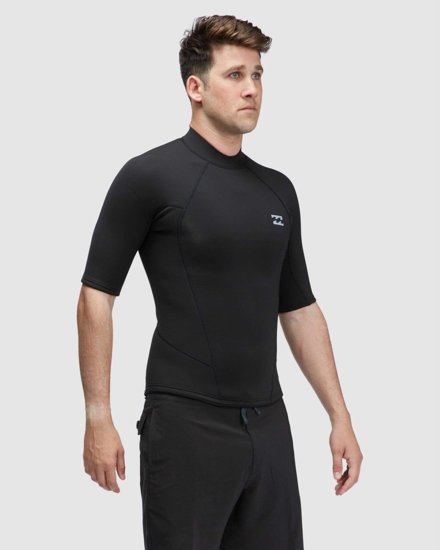 Wetsuits * | Billabong Quality Guarantee Absolute Ss Top Black