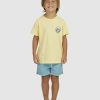 Boys * | Quiksilver Discount Online Port Of Call Boy Ss Pale Banana