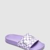 Girls * | Roxy Best Sale Rg Slippy Ii White/Lavender