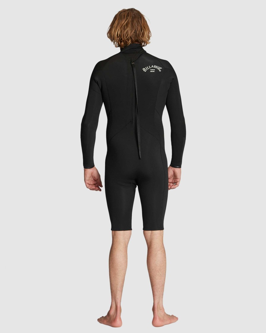 Wetsuits * | Billabong Clearance Sale 202 Absolute Bz Ls Fl Spring Black