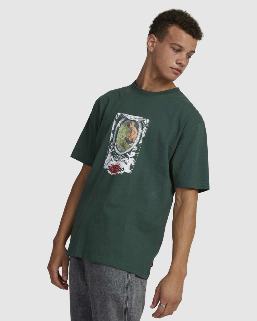 Mens * | Worship Sale Online Choices Tee Hunter Green