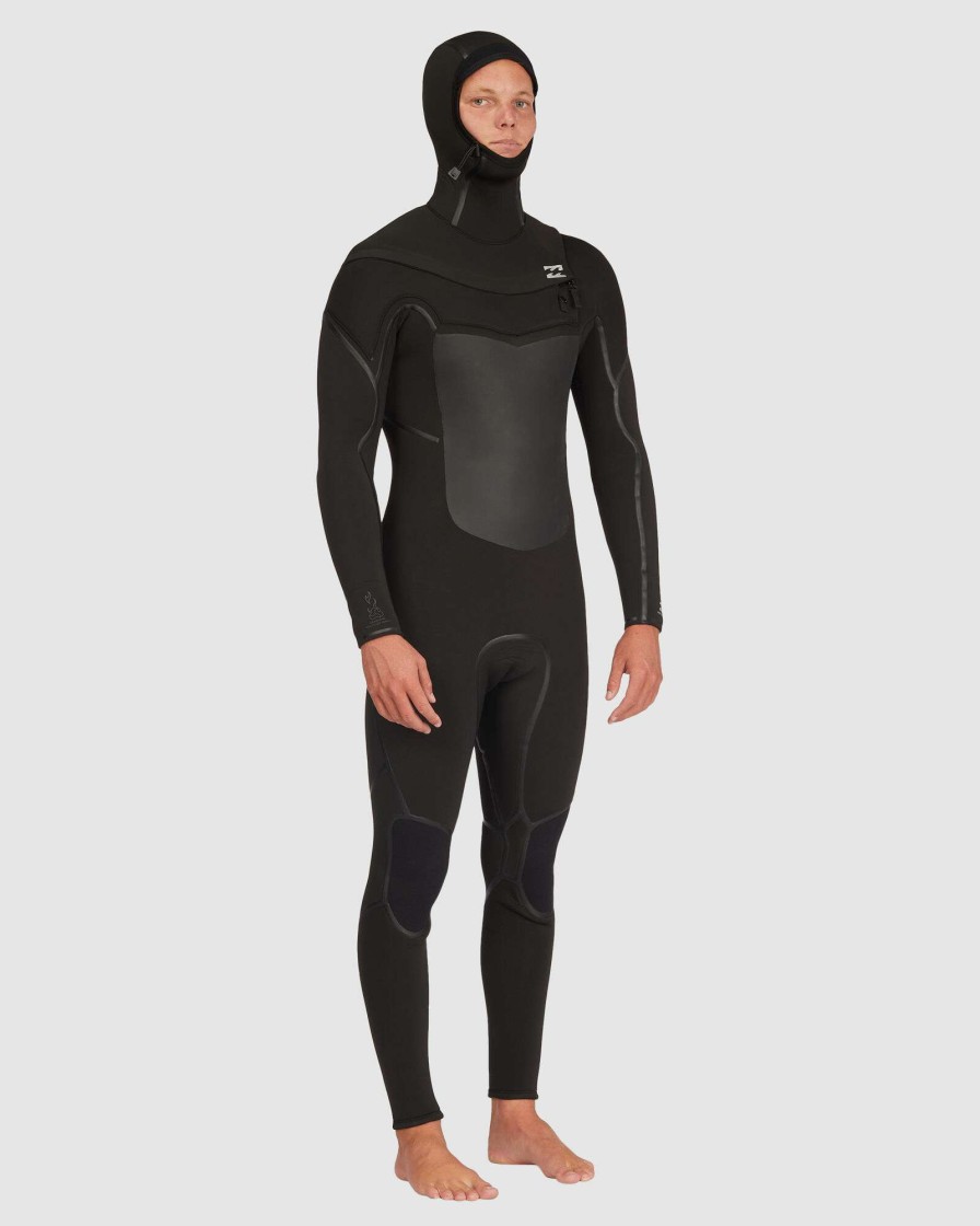 Wetsuits * | Billabong Best Price 504 Absolute Plus Cz Hood Full Black