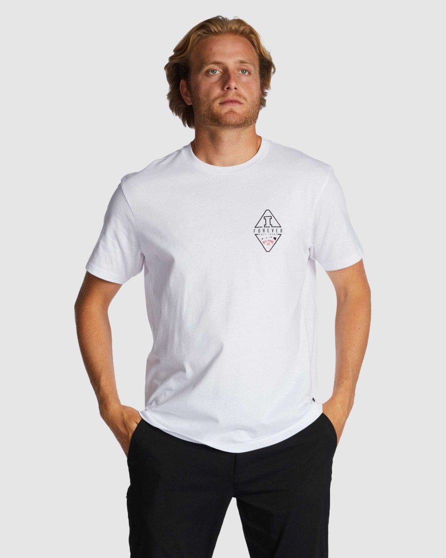 Mens * | Billabong Best Price Aiconic Ss White