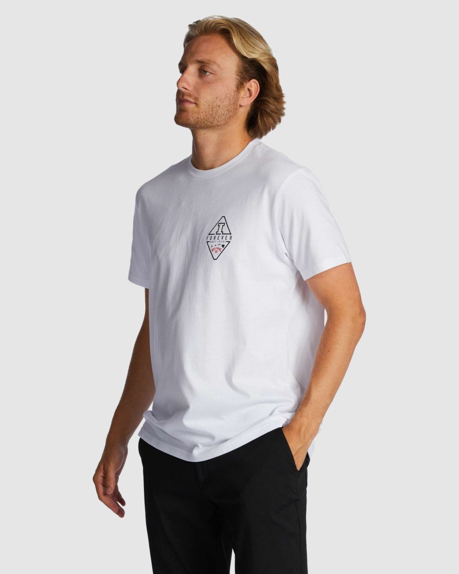 Mens * | Billabong Best Price Aiconic Ss White