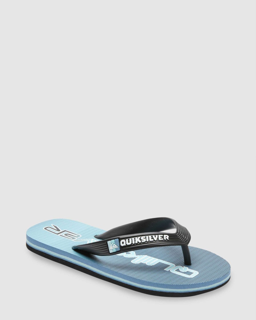 Boys * | Quiksilver Best Sale Molokai Art Youth Black/Blue/Blue