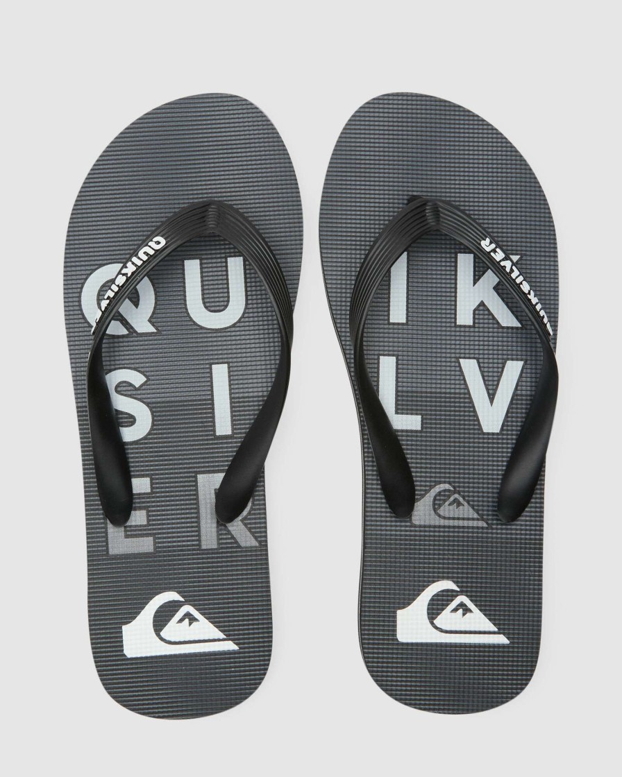 Mens * | Quiksilver Bestsellers Molokai Stacked Black 1