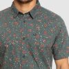 Mens * | Quiksilver Best Price Mellow Fuzz Ss Dark Slate Mellow Fuzz