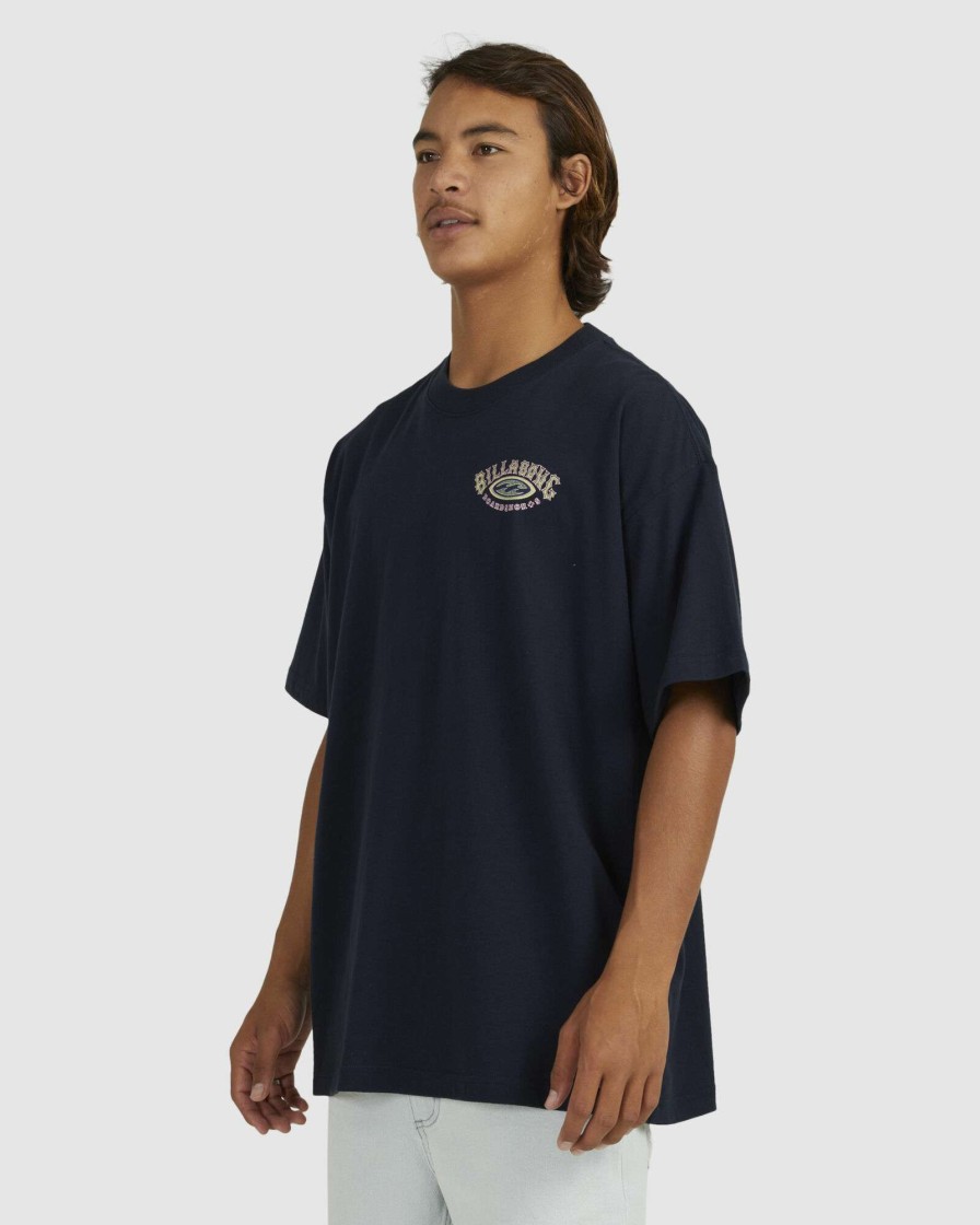 Mens * | Billabong Best Quality Neon Tribe Ss Navy