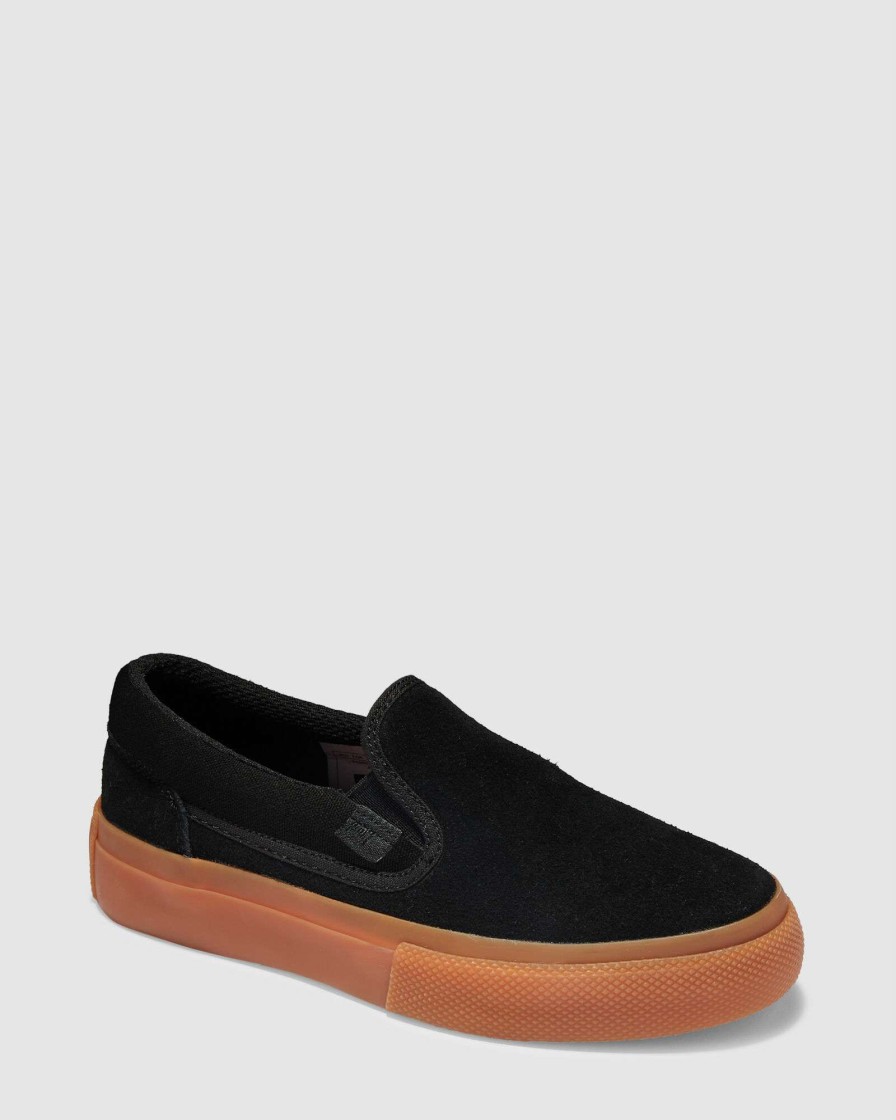 Boys * | Dc Shoes Bestsellers Manual Slip-On Sd Black/Gum