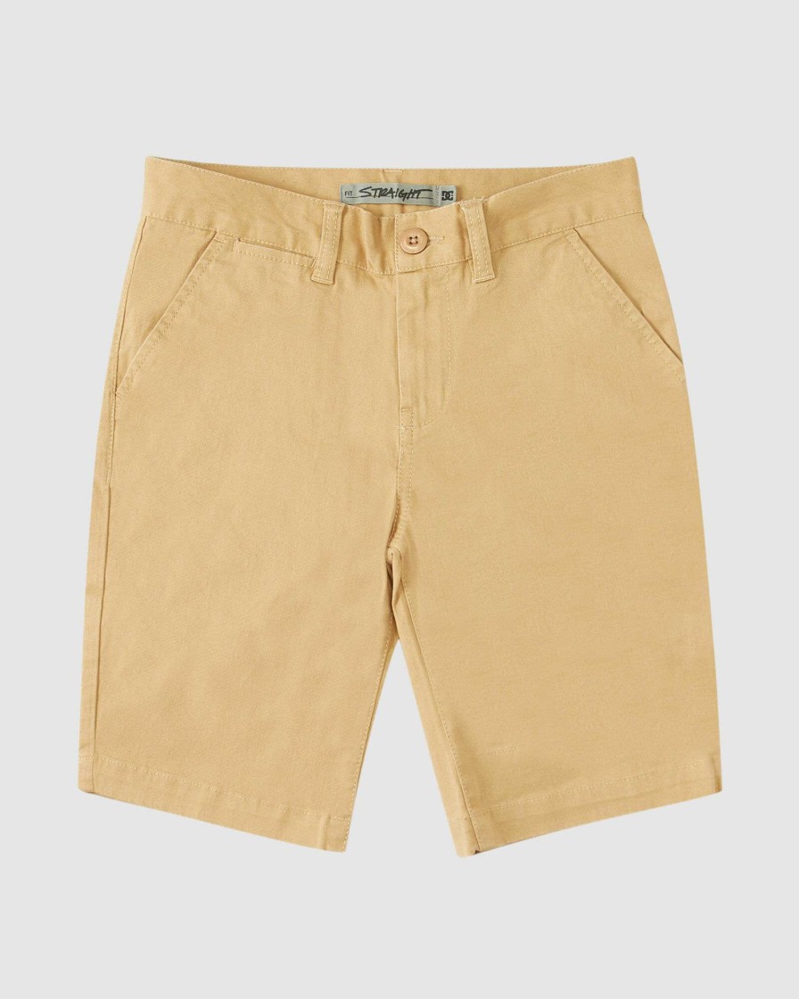 Boys * | Dc Shoes Best Price Worker Straight Chinoshort Boy Incense