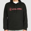 Mens * | Volcom Premium Stonicon P/O Fleece Black