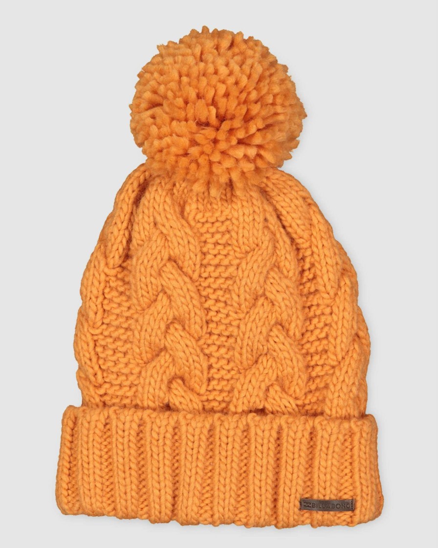 Girls * | Billabong Clearance Sale Snuggle Beanie Pecan