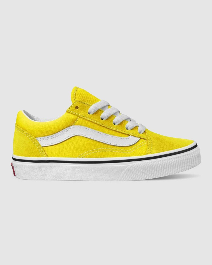 Boys * | Vans Premium Youth Old Skool Yel Blazing Yellow/True