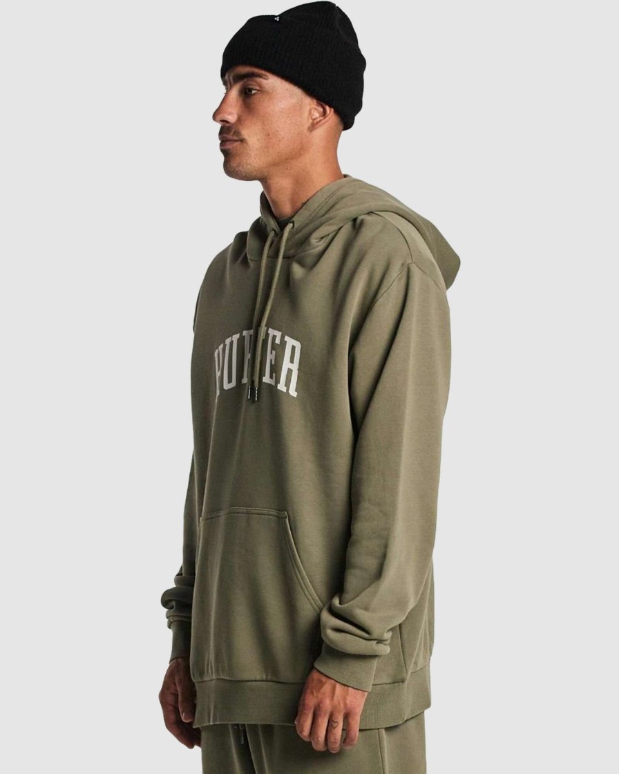 Mens * | Huffer Promotions True Hood 350/Freshman Khaki