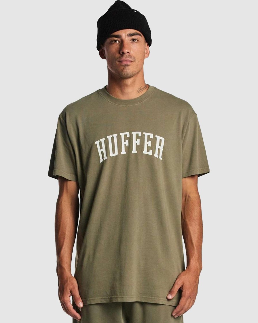 Mens * | Huffer Discount Sale Mens Sup Tee/Freshman Khaki