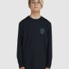 Boys * | Billabong Premium Boys Big Wave Daz Lf Ls Black