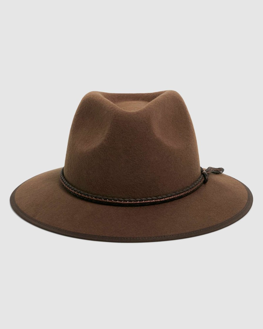 Mens * | Billabong Best Quality Dutton Fedora Brown Olive