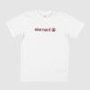 Boys * | Element Best Sale Youth Horizontal Ss Tee White