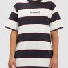 Mens * | Dc Shoes Promotions Knox Stripe Tee Black Big Stripe