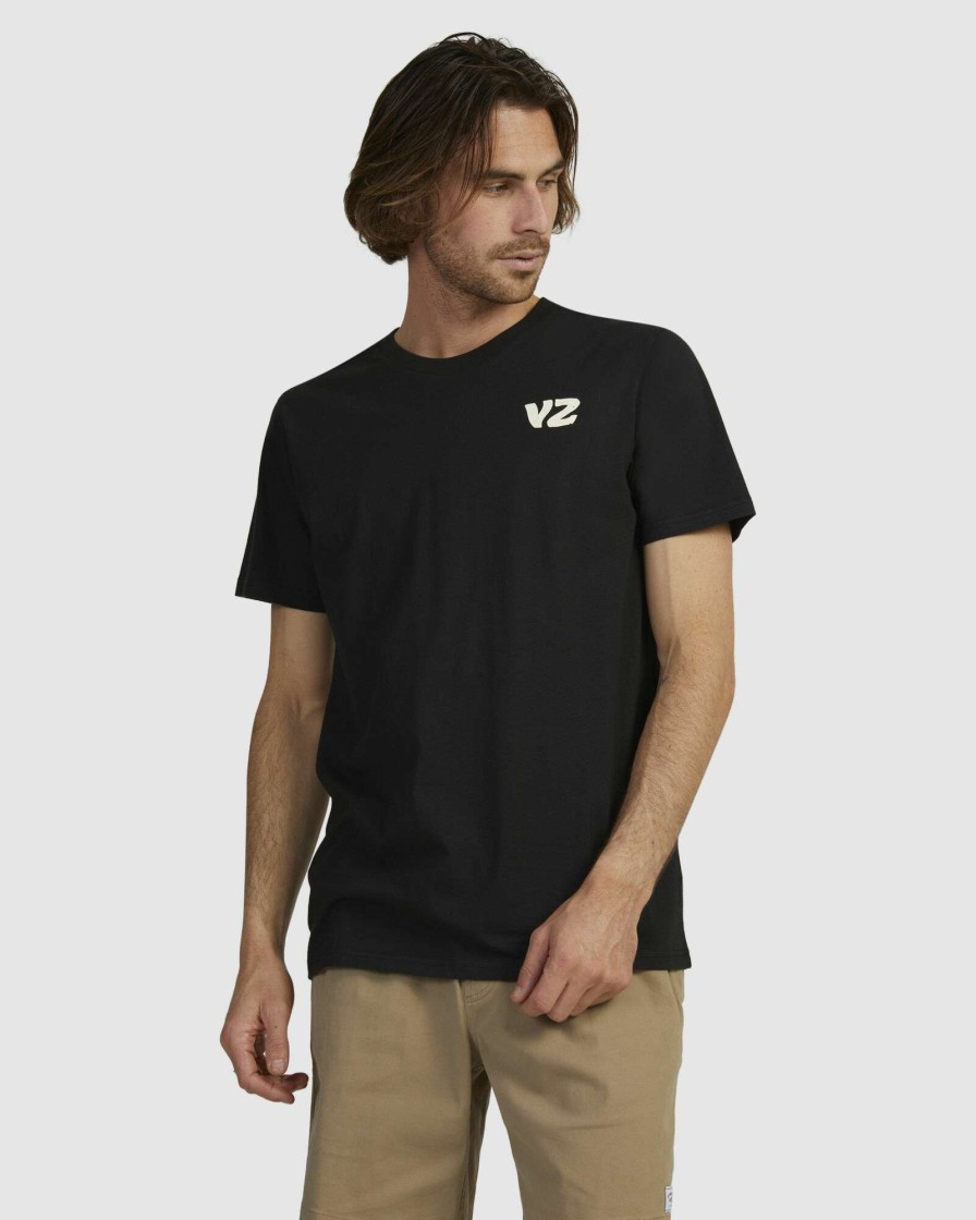 Mens * | Vonzipper Outlet Lagoon Ss Tee Black