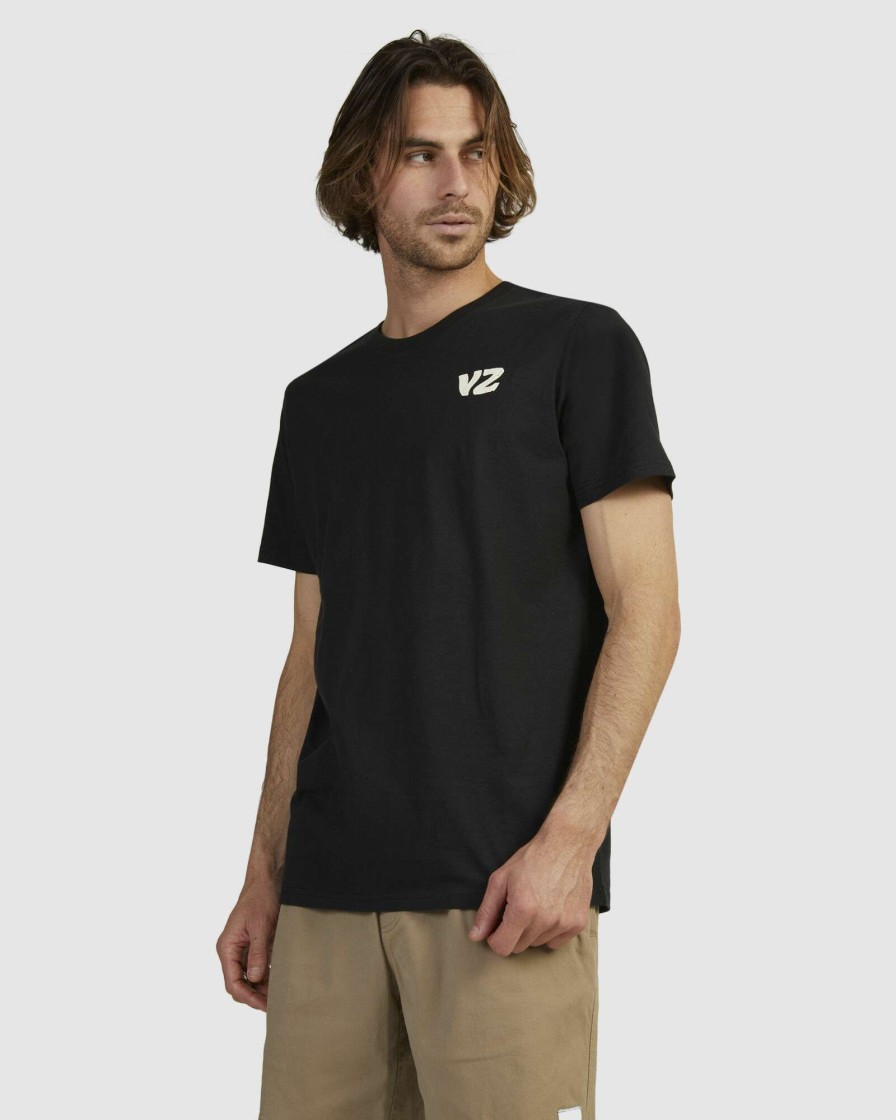 Mens * | Vonzipper Outlet Lagoon Ss Tee Black