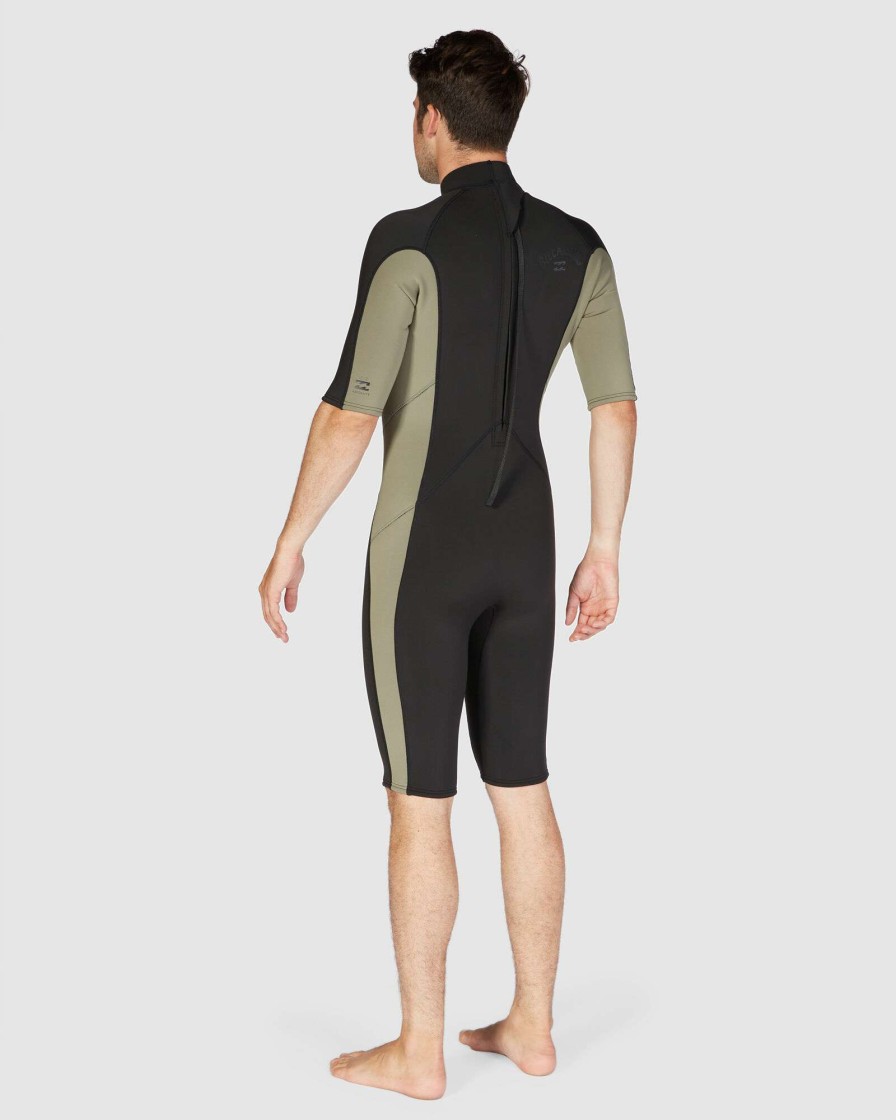 Wetsuits * | Billabong Fashion 202 Absolute Bz Ss Fl Spring Military