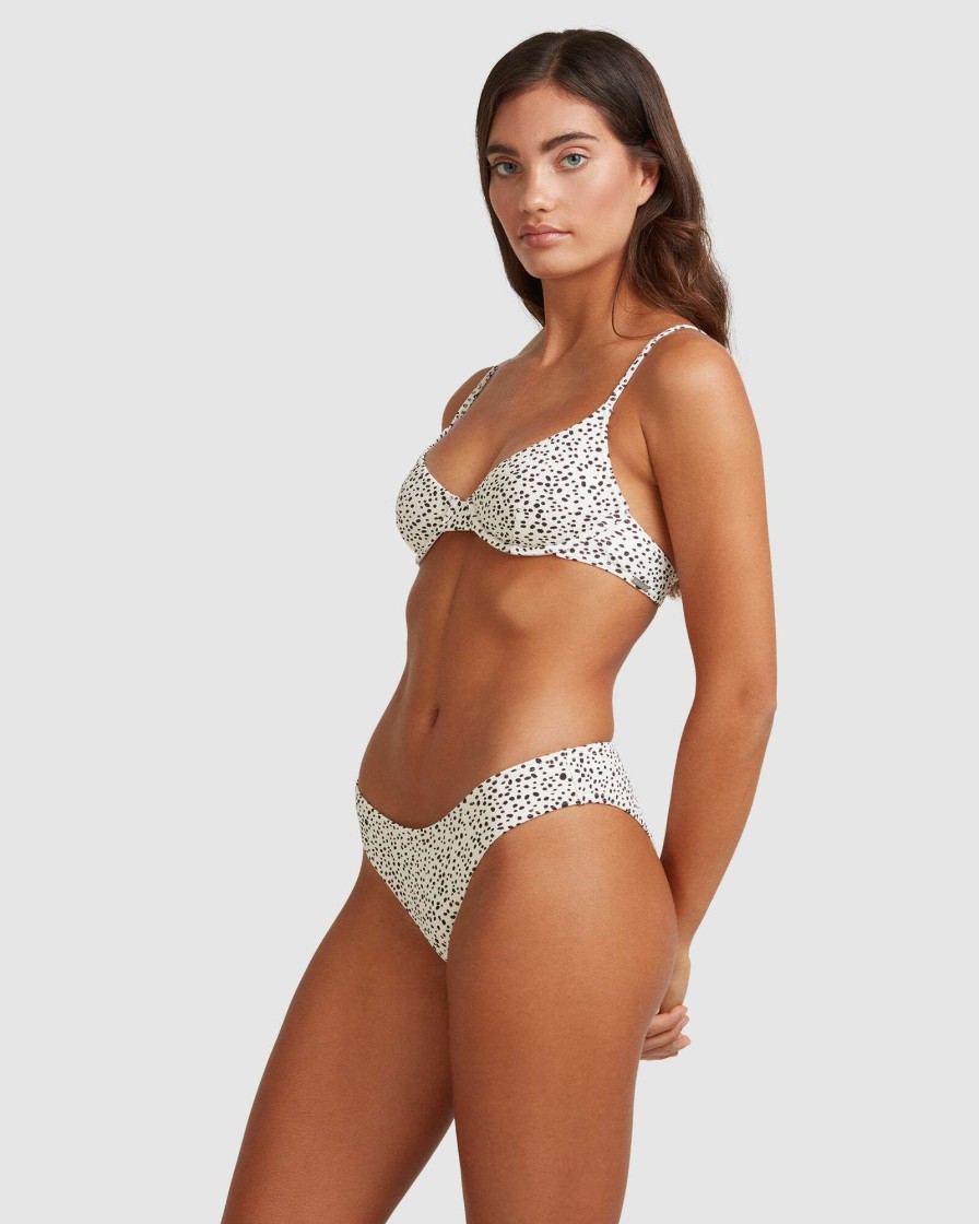 Swimwear * | Billabong Best Quality Sandstorm Demi Bra Bikini Top Cream