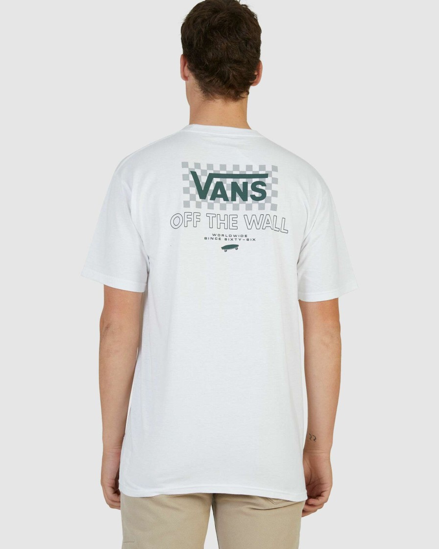 Mens * | Vans Best Quality Checker Dna S/S White