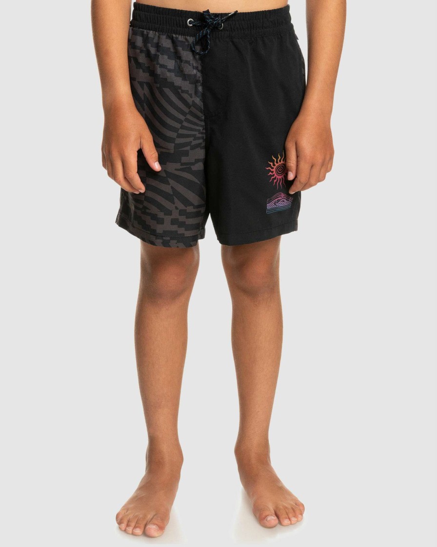 Boys * | Quiksilver Best Quality Radical Volley Youth 14Nb Black