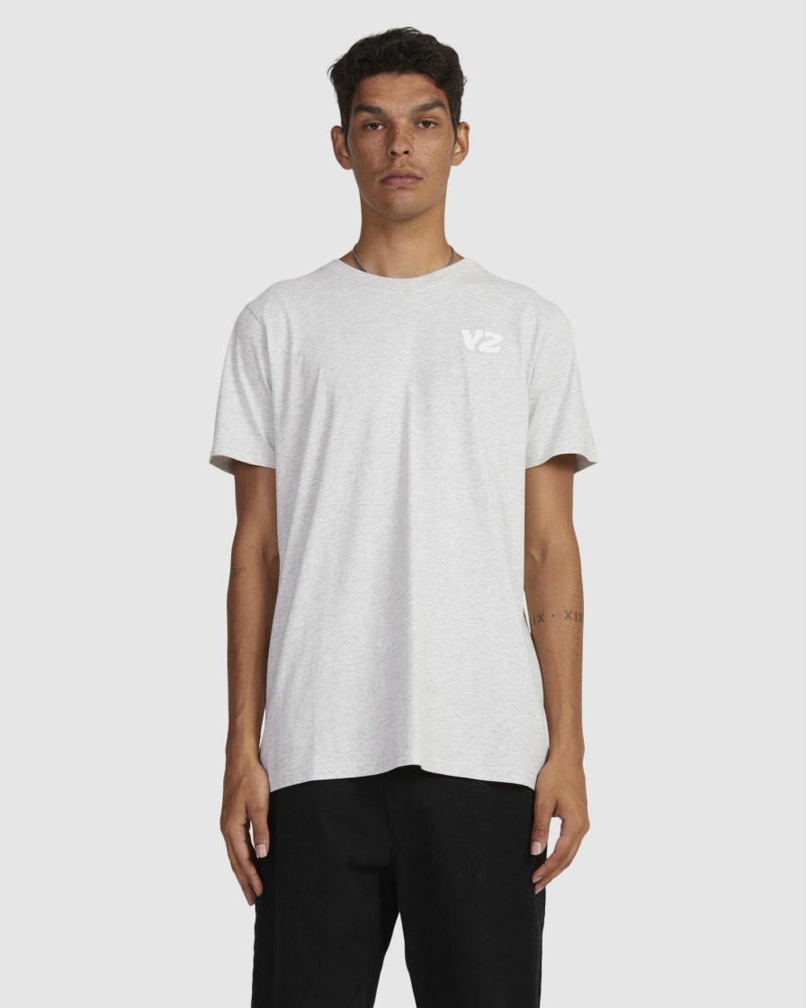 Mens * | Vonzipper Discount Online Lagoon Ss Tee Grey Marle