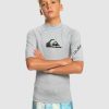 Boys * | Quiksilver Excellent All Time Ss Youth Sleet Heather