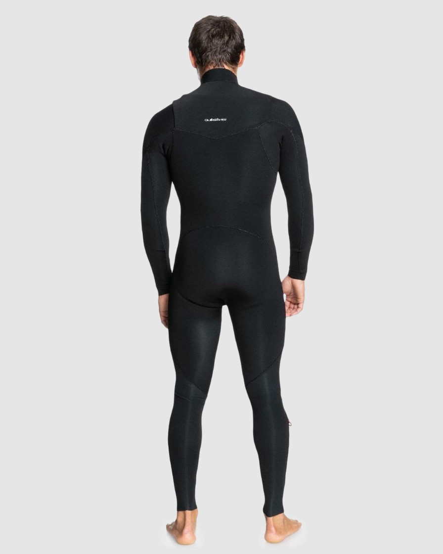 Wetsuits * | Quiksilver Sale Online Everyday Sessions 4/3 Cz Black