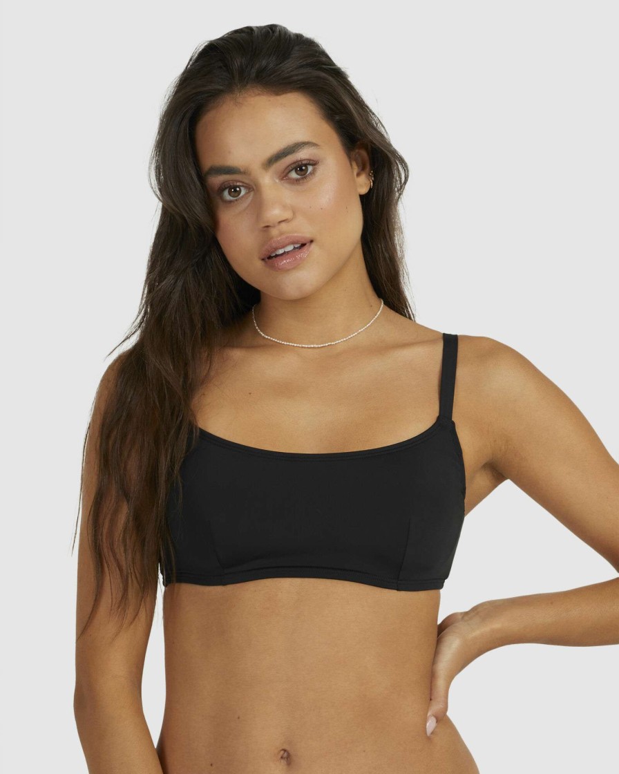 Swimwear * | Billabong Outlet Sol Searcher Mia D/Dd Bralette Bikini Top Black