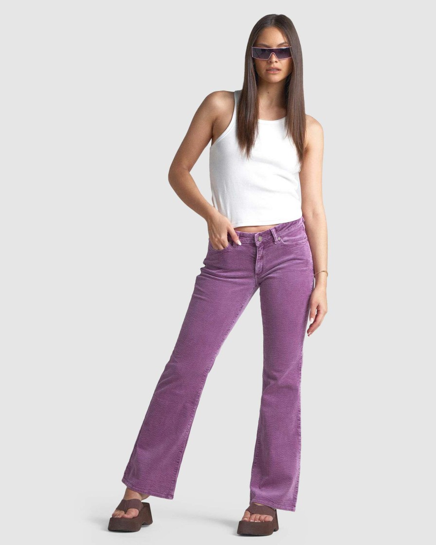 Womens * | A Brand Best Price A 99 Low Boot Violet Cord