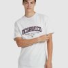 Mens * | Dc Shoes Promotions Build Up Ss Tee Snow Heather