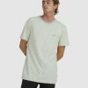 Mens * | Quiksilver Outlet Vacancy Stripe Ss Pale Ban Vacancy Stripe