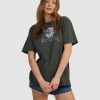 Womens * | Thrills Bestsellers Lightning Bolt Merch Fit Tee Merch Black