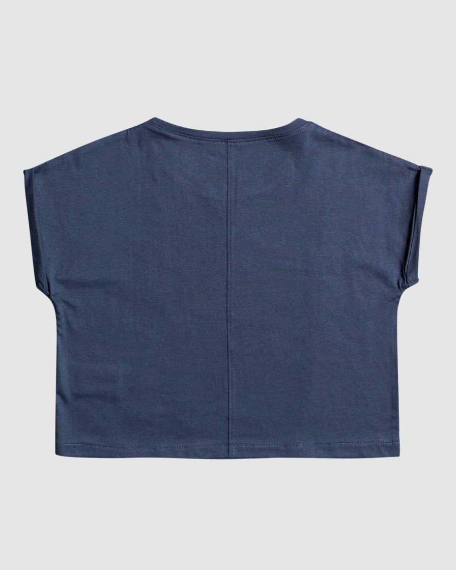 Girls * | Roxy Quick Delivery Girls 4-16 Be Good T-Shirt Mood Indigo