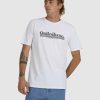 Mens * | Quiksilver Outlet Between The Lines Ss White