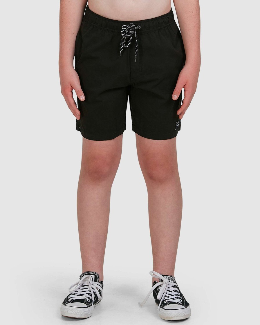 Boys * | Vonzipper Clearance Sale Youth Salty Dogs Short Black