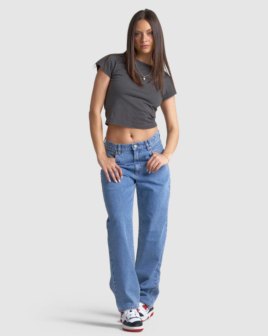 Womens * | A Brand Excellent A Slouch Jean Georgia